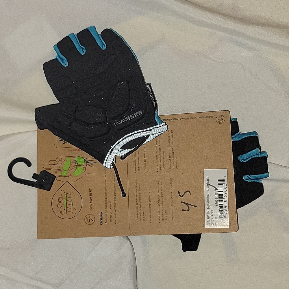 Womens Medium Cycling Gloves Dual Gel Road Mtn Gravel Spinning - Picture 2 of 2